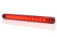 Lkw Positionsleuchte mit Rückstrahler, 12/24V, rot, slim, extra flach und lang mit 12x LED