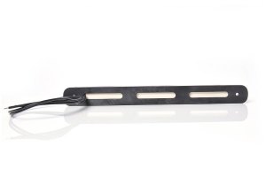 Luce di posizione per camion con riflettore, 12/24V, arancione, sottile, extra piatta e lunga con 12x LED