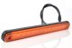 Truck Position light with reflector, 12 / 24V, orange, slim, extra slim and long with 12x LED