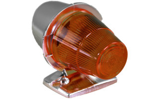 Truck roof-mounted torpedo lamp small, chrome Kunststoff...