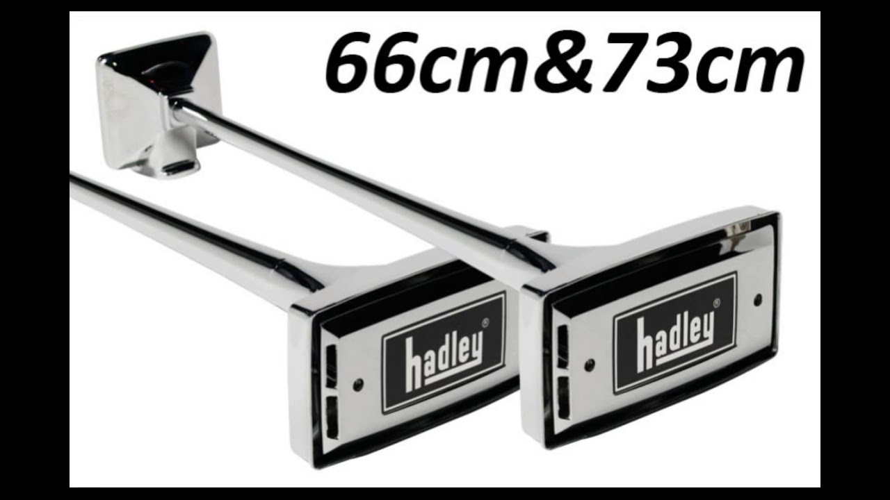 Hier haben wir unsere Doppelt Hadley Lkw Druckluft Hörner eckig